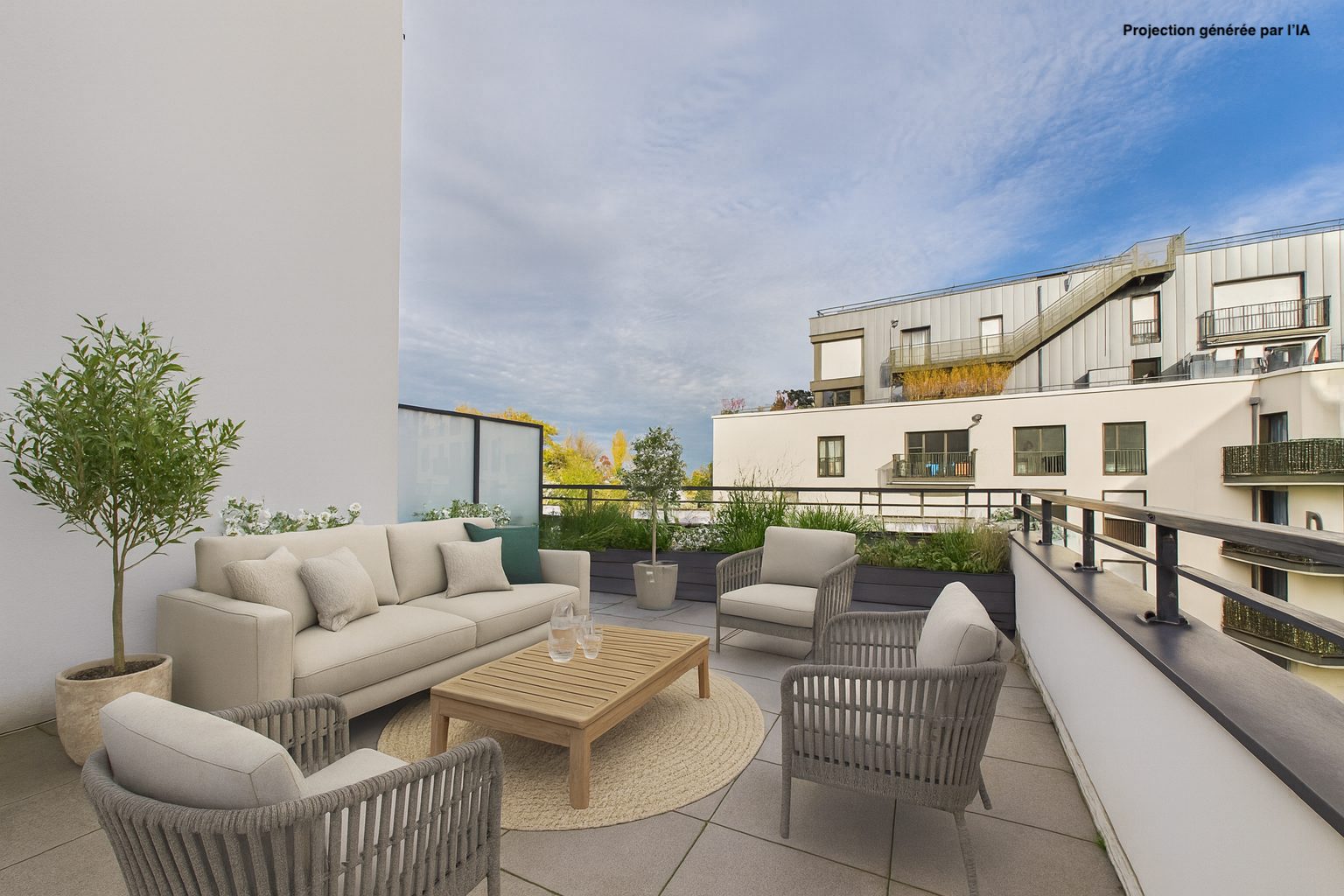 Appartement 3 pièces avec terrasse - Rueil Malmaison - Parc du Cardinal  - Rueil-Malmaison - photo 4